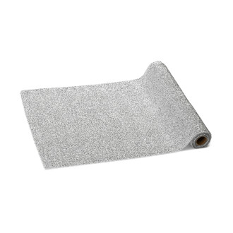 Ezüst metál asztali futó 36 cm x 3 m – dekoratív