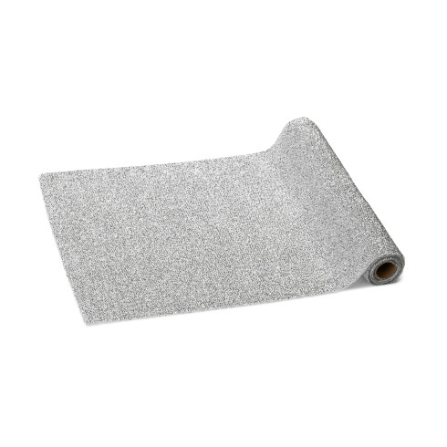 Ezüst metál asztali futó 36 cm x 3 m – dekoratív
