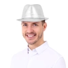 Srebrni party šešir od imitacije kože