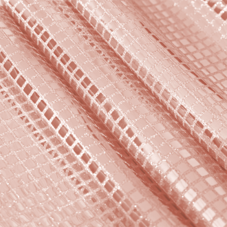 Kvadratni namizni tekač z bleščicami rose gold 275 x 28 cm