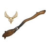 Set de baloane din folie Harry Potter Nimbus 2000 și Hoțoaica de Aur, 2 buc.