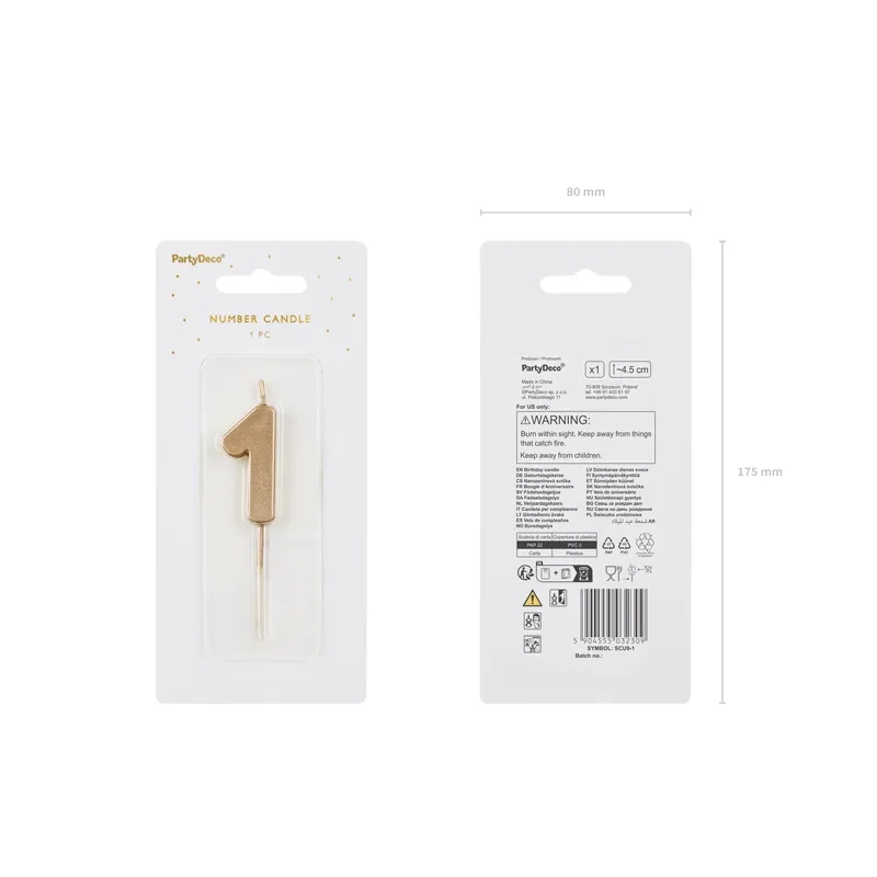 Tortagyertya 1-es szám, arany