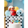 Kockás tortagyertya 3-as szám, 5,5 cm, vegyes színek