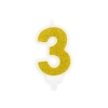 Tortagyertya 3-as szám, arany csillogó