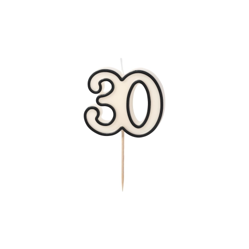 Tortagyertya 30-as szám, fekete-fehér