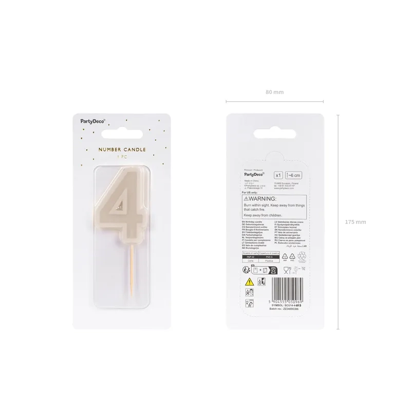 Tortagyertya 4-es szám, meleg szürke