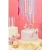 Rózsaszín 7-es tortagyertya
