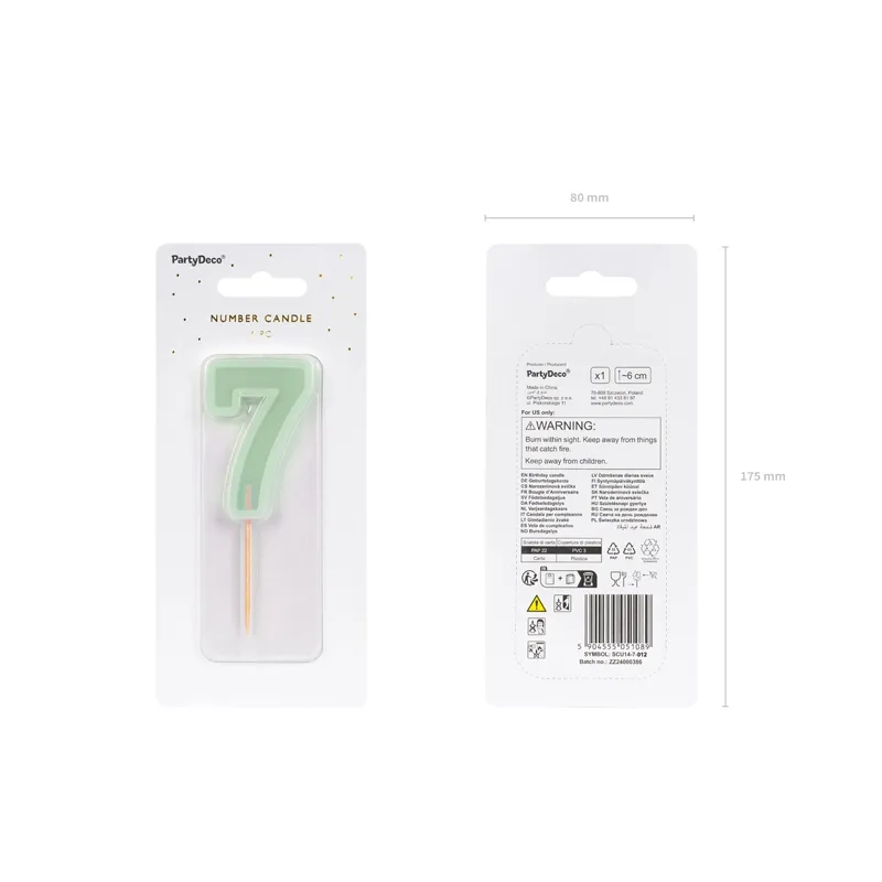 Tortagyertya 7-es szám, zöld
