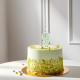 Zelena svjećica za tortu broj 9