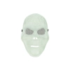 Maschera a teschio luminosa per il viso 17 x 27 cm – fosforescente per feste