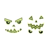 Világító géles tökmatricák – 2 db, halloweeni arcok