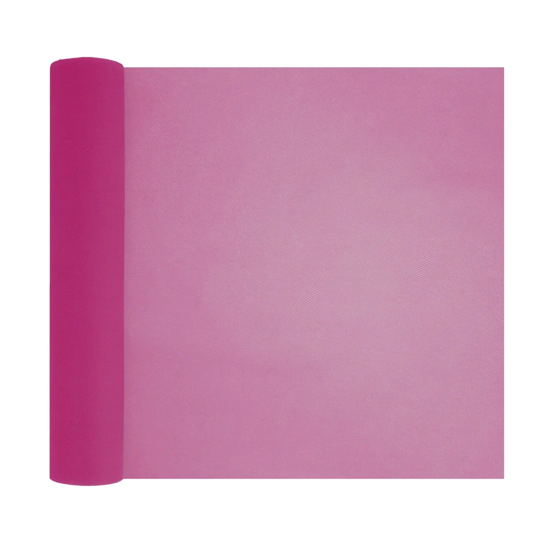 Textil dekoráció, tüll, sötét rózsaszín, 30x900 cm