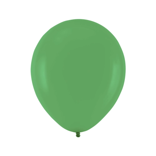 Sötétzöld pasztell lufik 25 cm – 10 darabos csomag