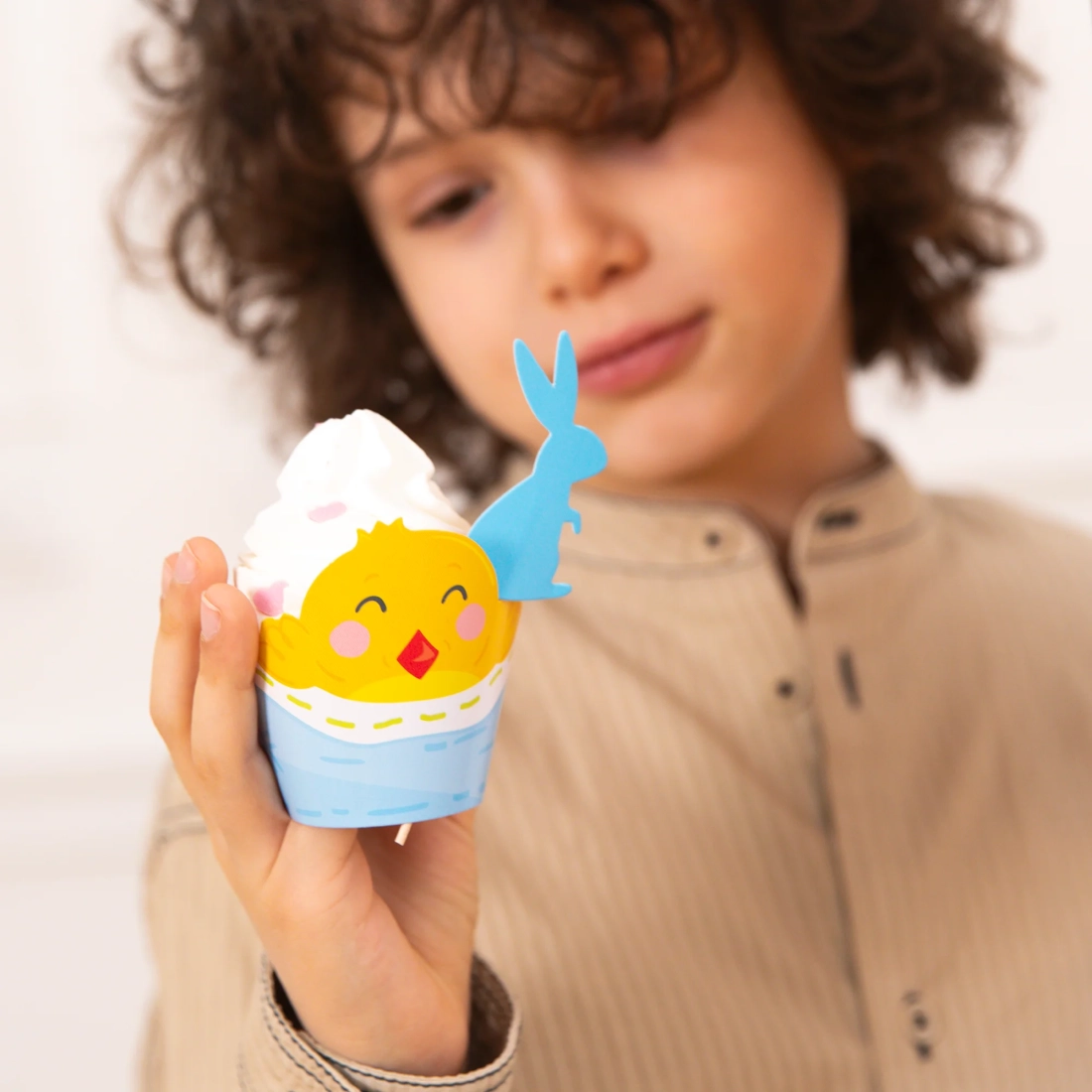 Topper tort iepurași, set 6 buc.