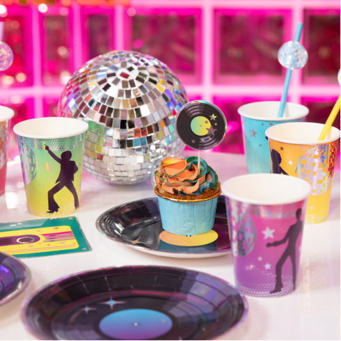 Toppery Retro Disco készlet, 8 db Toppery Retro Disco készlet, 8 db