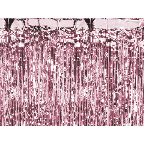 Bleščeča party zavesa rose gold 90x250 cm – dekorativna zastorek