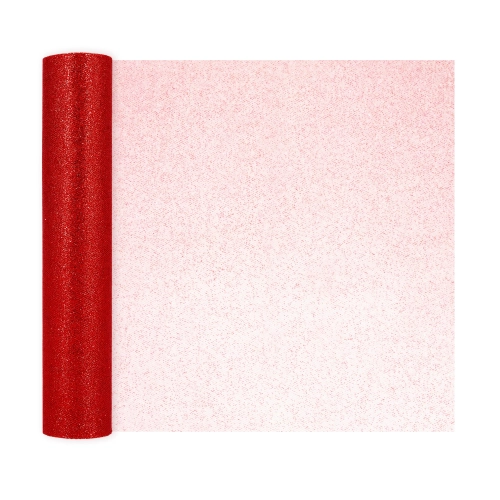 Csillogó piros tüll parti dekorációhoz 30×900 cm