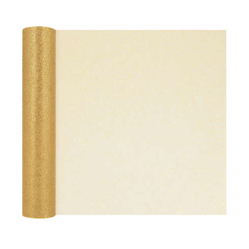 Trblietavý tyl na party dekorácie zlatý 30x900 cm