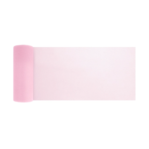 Tilasta dekoracija za zabavo v pudrasto rožnati barvi 15x900 cm