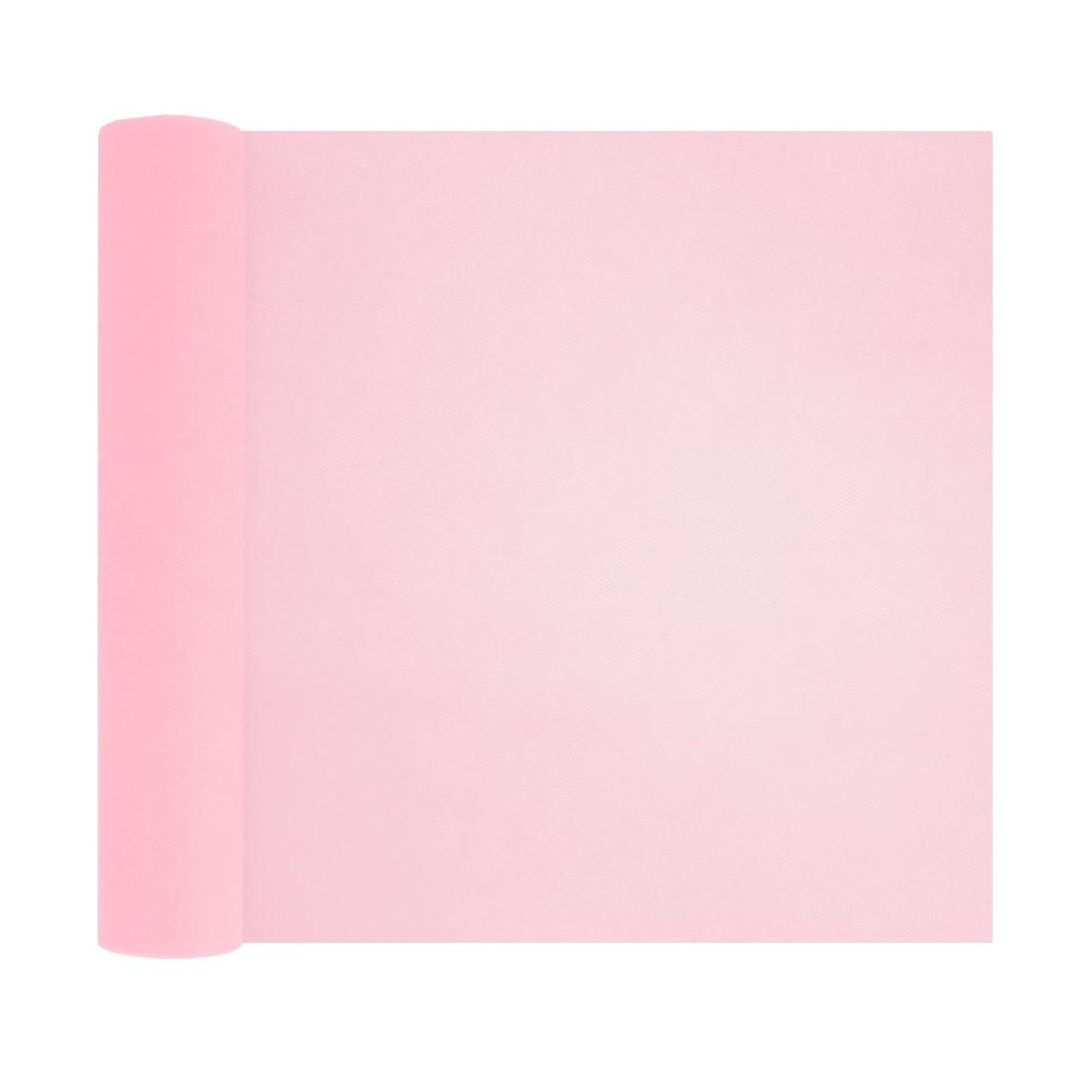 Púderrózsaszín tüll dekoráció 30x900 cm