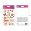 Stickere de Valentine cu motive romantice, set de 18 buc.