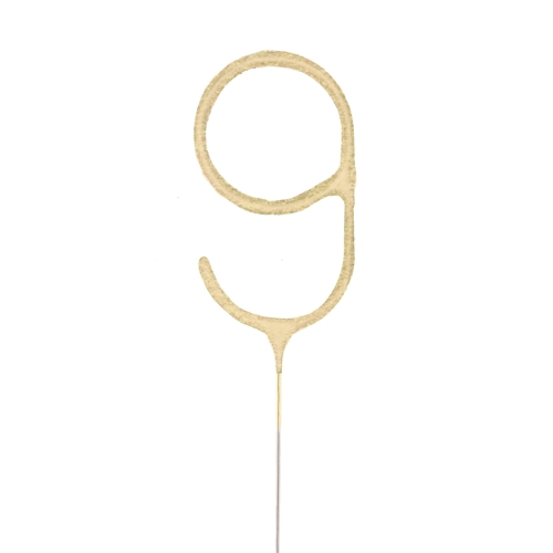 Nagy arany tortaszikra 9-es szám formában
