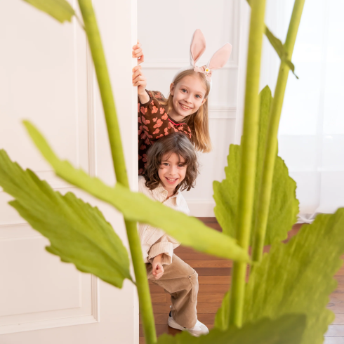 Veľkonočná čelenka zajačie uši s mašličkou bielo ružová