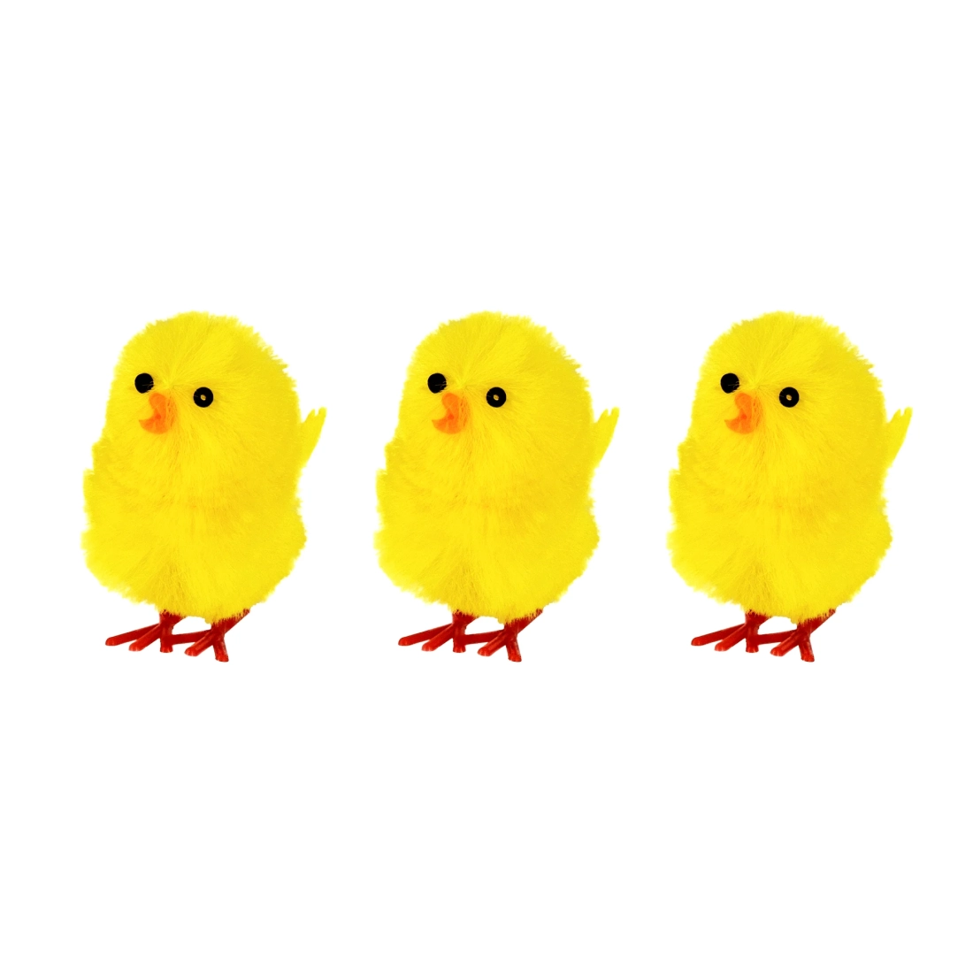 Decorațiune de Paște cu puișori galbeni, set 3 buc.