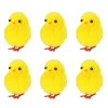Decorațiune de Paște puișori galbeni, set 6 buc.
