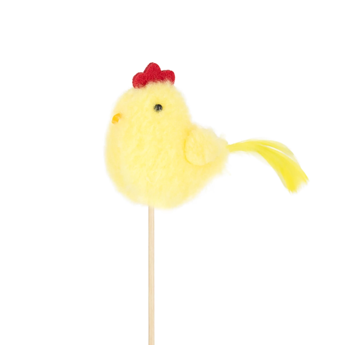 Decorațiune de Paște puișor galben pe băț