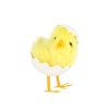 Decorațiune de Paște puișor galben în coajă de ou 8 cm