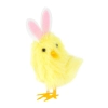 Decorațiune de Paște puișor galben iepuraș 10 cm