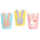 Veľkonočné party poháre zajacik mix farieb 6 ks