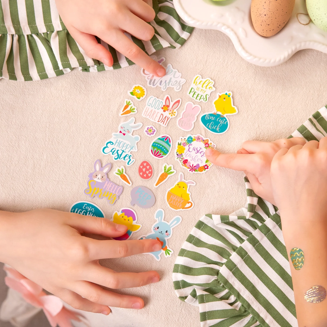 Autocolante de Paște pentru decor, 20 buc.