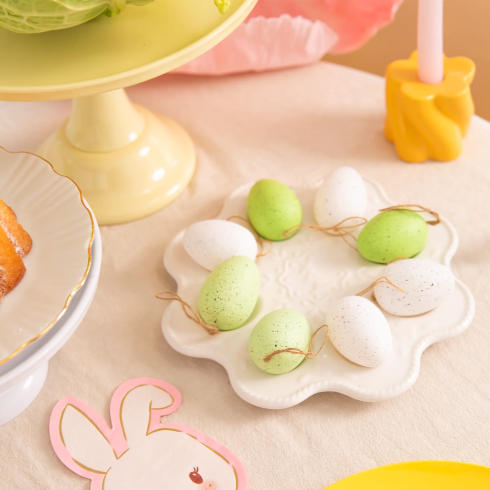 Veľkonočné závesné vajíčka 6 ks zelené