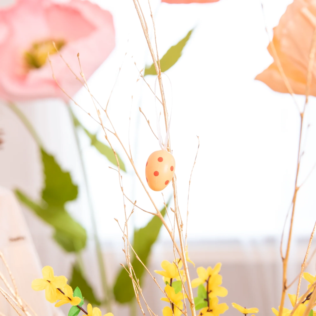 Ouă de Paște suspendabile, decorațiuni mix de culori, set 12 buc.