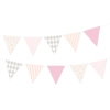Baby rózsaszín zászlófűzér 190x17 cm