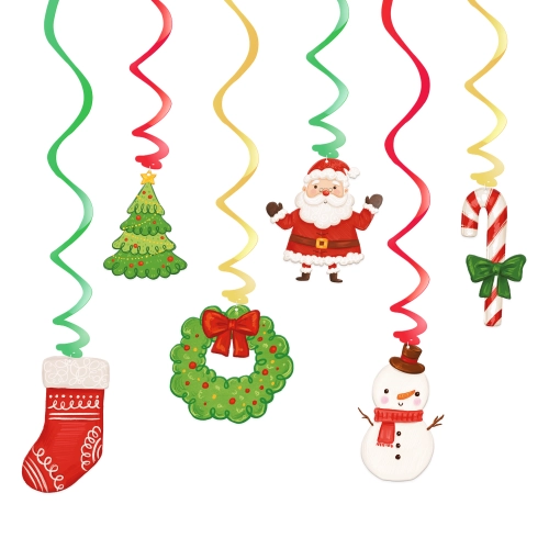 Vrtuľky Vianoce mix 6 ks