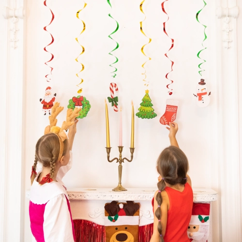 Vrtuľky Vianoce mix 6 ks