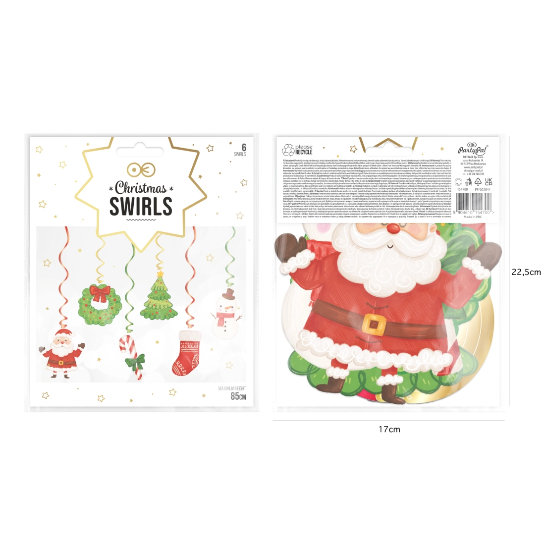 Karácsonyi forgók mix, 6 db