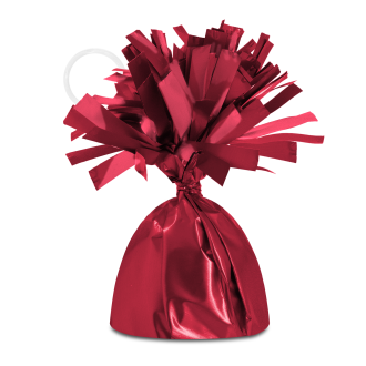 Utež za balone mat rdeča kovinska