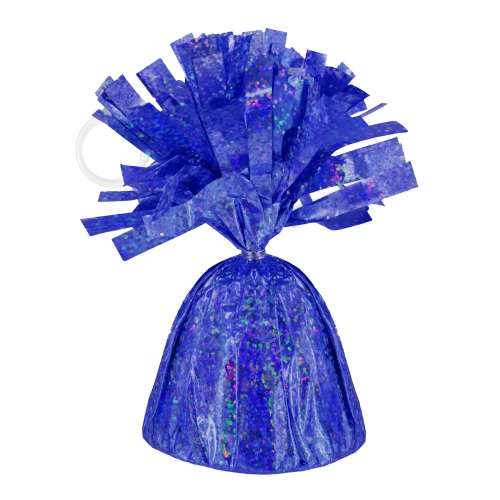 Holografikus búzavirágkék lufisúly