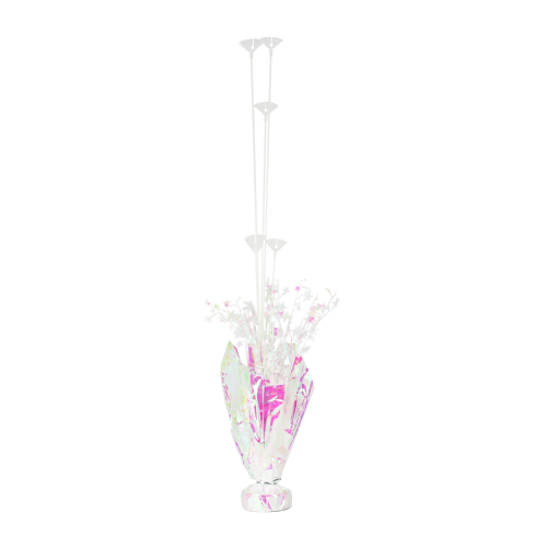 Závažie na balóny opalizujúce so stojanmi na 6 balónov