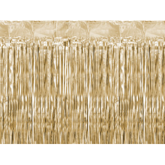 Satenasti zlat party zaves 100x200 cm – razkošna dekoracija