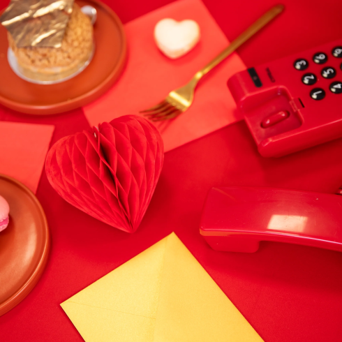 Závesná dekorácia honeycomb srdce set 3 ks