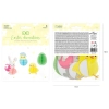 Decorațiune suspendată tip honeycomb Paște, set 4 bucăți