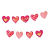 Ghirlandă suspendată cu inimi din hârtie 17x200 cm