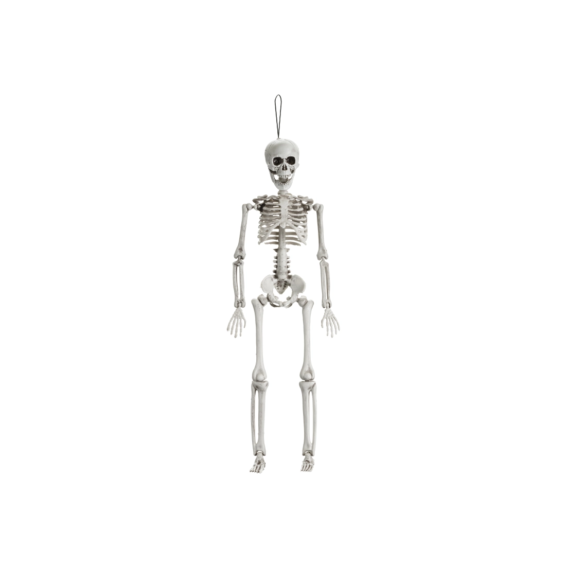 Decorațiune de Halloween suspendată, schelet realist din plastic, 40 cm