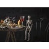 Decorațiune de Halloween suspendată, schelet realist din plastic, 40 cm