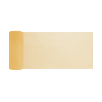 Závesná party dekorácia tylová žltá 15x900 cm